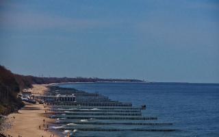 Ustronie Morskie plaża zachód - 28-04-2026 08:57