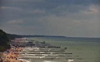 Ustronie Morskie plaża zachód - 19-07-2026 11:38