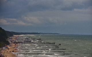Ustronie Morskie plaża zachód - 22-07-2026 09:29