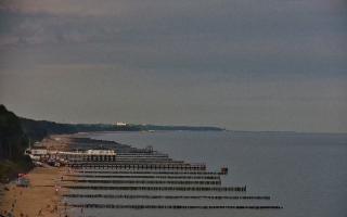 Ustronie Morskie plaża zachód - 06-08-2026 07:21