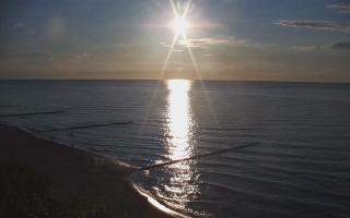 Ustronie Morskie plaża zachód - 02-08-2025 17:47