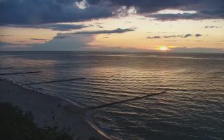 Ustronie Morskie plaża zachód - 02-08-2025 18:51