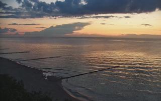 Ustronie Morskie plaża zachód - 02-08-2025 19:07