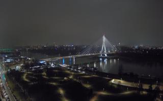 Warszawa most Świętokrzyski - 04-12-2024 18:45