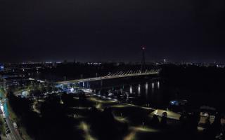 Warszawa most Świętokrzyski - 02-05-2025 23:55