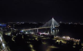 Warszawa most Świętokrzyski - 02-08-2025 20:35