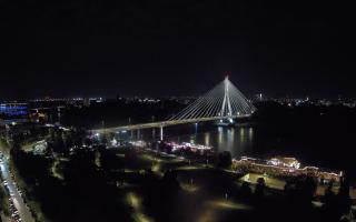Warszawa most Świętokrzyski - 02-08-2025 20:56
