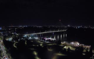 Warszawa most Świętokrzyski - 02-08-2025 21:25