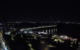 Warszawa most Świętokrzyski - 02-08-2025 22:35