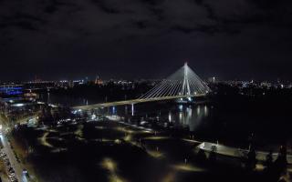 Warszawa most Świętokrzyski - 25-10-2025 19:26