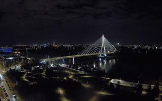 Warszawa most Świętokrzyski - 25-10-2025 19:33