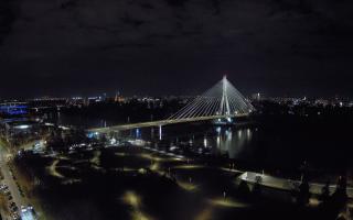 Warszawa most Świętokrzyski - 25-10-2025 19:40