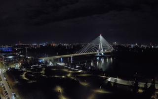 Warszawa most Świętokrzyski - 25-10-2025 19:47