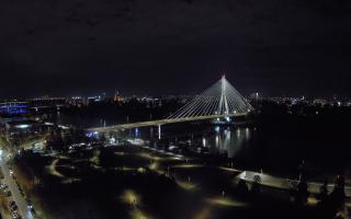Warszawa most Świętokrzyski - 25-10-2025 20:01