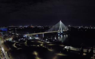Warszawa most Świętokrzyski - 25-10-2025 20:22