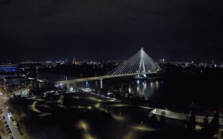 Warszawa most Świętokrzyski - 25-10-2025 20:36