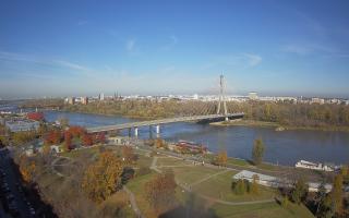 Warszawa most Świętokrzyski - 01-11-2025 10:55