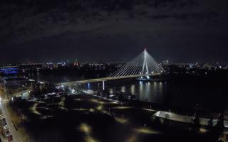 Warszawa most Świętokrzyski - 01-11-2025 17:15