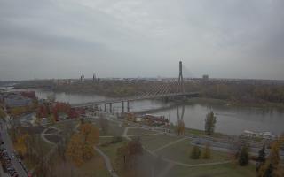Warszawa most Świętokrzyski - 02-11-2025 11:40