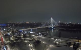 Warszawa most Świętokrzyski - 24-11-2025 19:40