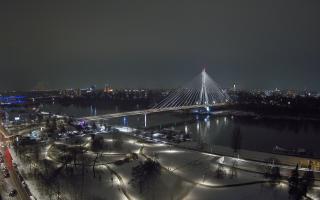 Warszawa most Świętokrzyski - 24-11-2025 19:54