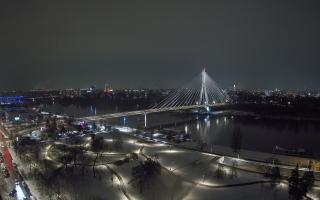 Warszawa most Świętokrzyski - 24-11-2025 20:01