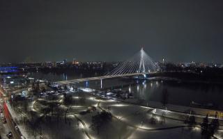 Warszawa most Świętokrzyski - 24-11-2025 20:15