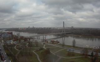 Warszawa most Świętokrzyski - 13-12-2025 12:05