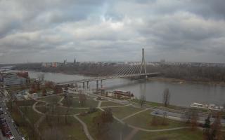 Warszawa most Świętokrzyski - 13-12-2025 12:26