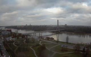 Warszawa most Świętokrzyski - 13-12-2025 12:55