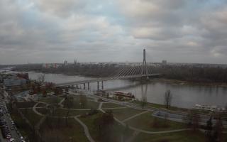 Warszawa most Świętokrzyski - 13-12-2025 13:37