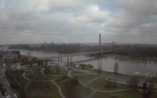 Warszawa most Świętokrzyski - 13-12-2025 13:44