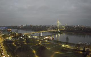 Warszawa most Świętokrzyski - 13-12-2025 14:54