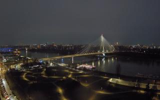 Warszawa most Świętokrzyski - 13-12-2025 15:08