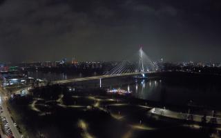 Warszawa most Świętokrzyski - 16-12-2025 17:50