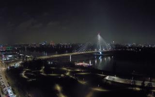 Warszawa most Świętokrzyski - 16-12-2025 17:57