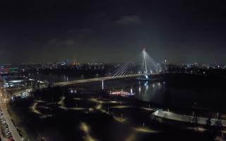 Warszawa most Świętokrzyski - 16-12-2025 18:25