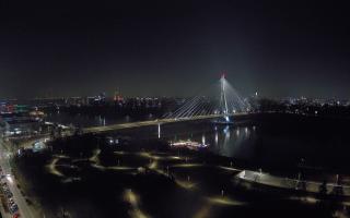 Warszawa most Świętokrzyski - 16-12-2025 19:36