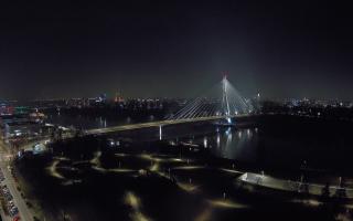 Warszawa most Świętokrzyski - 16-12-2025 19:50