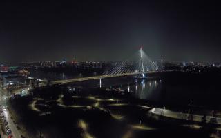 Warszawa most Świętokrzyski - 16-12-2025 20:11