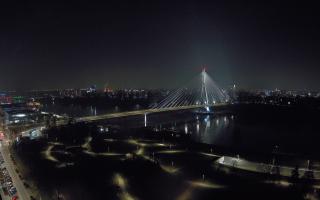 Warszawa most Świętokrzyski - 16-12-2025 20:18