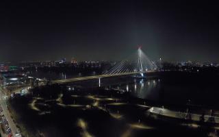 Warszawa most Świętokrzyski - 16-12-2025 20:39
