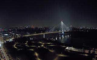 Warszawa most Świętokrzyski - 16-12-2025 20:46
