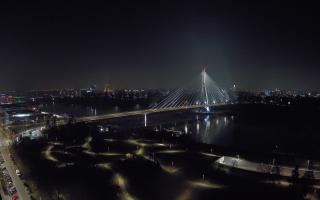Warszawa most Świętokrzyski - 16-12-2025 20:53