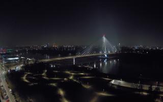 Warszawa most Świętokrzyski - 16-12-2025 21:00