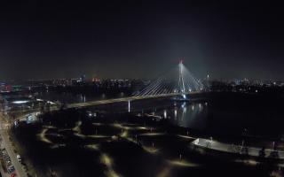 Warszawa most Świętokrzyski - 16-12-2025 21:07