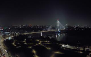 Warszawa most Świętokrzyski - 16-12-2025 21:14