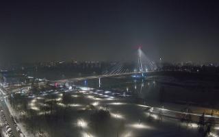 Warszawa most Świętokrzyski - 13-01-2026 19:19