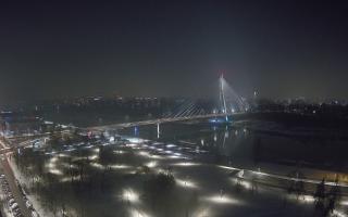 Warszawa most Świętokrzyski - 13-01-2026 19:26