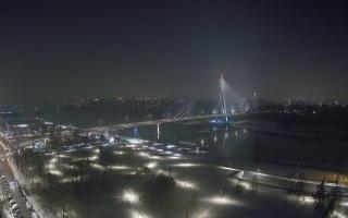 Warszawa most Świętokrzyski - 13-01-2026 19:33
